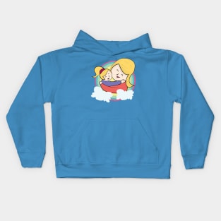 mother and daughter Kids Hoodie